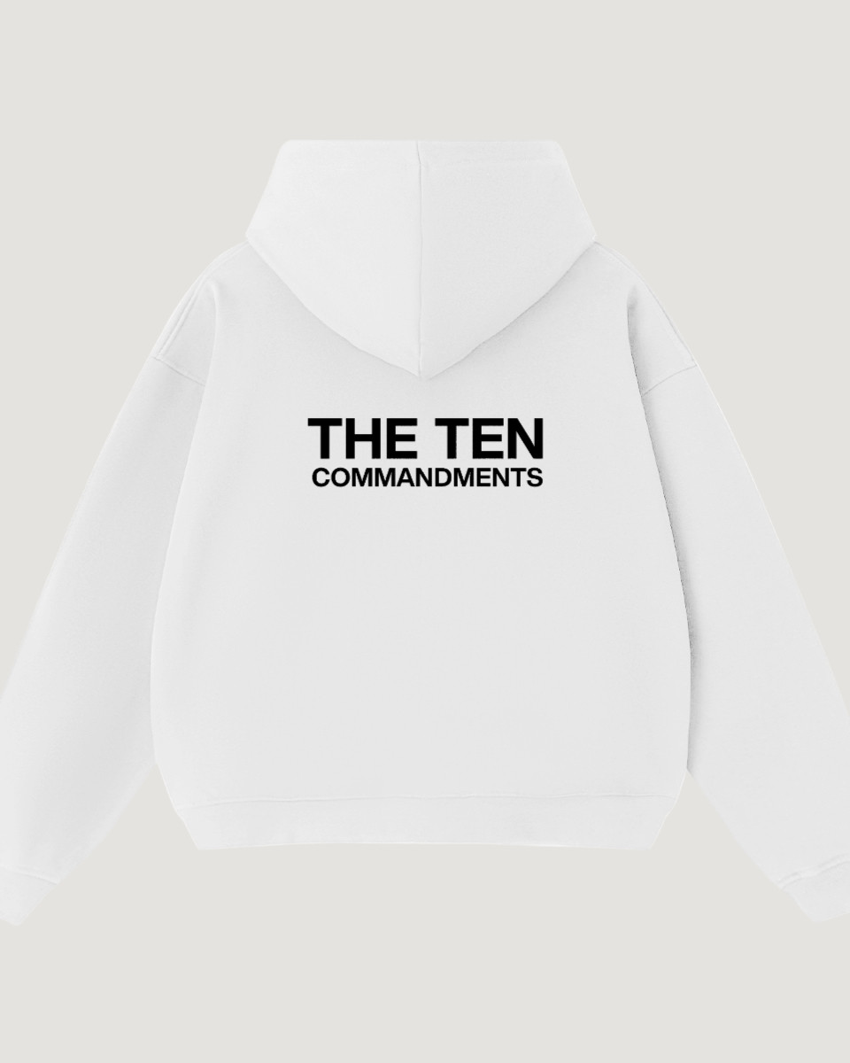 THE TEN HOODIE - COMMANDMENTS