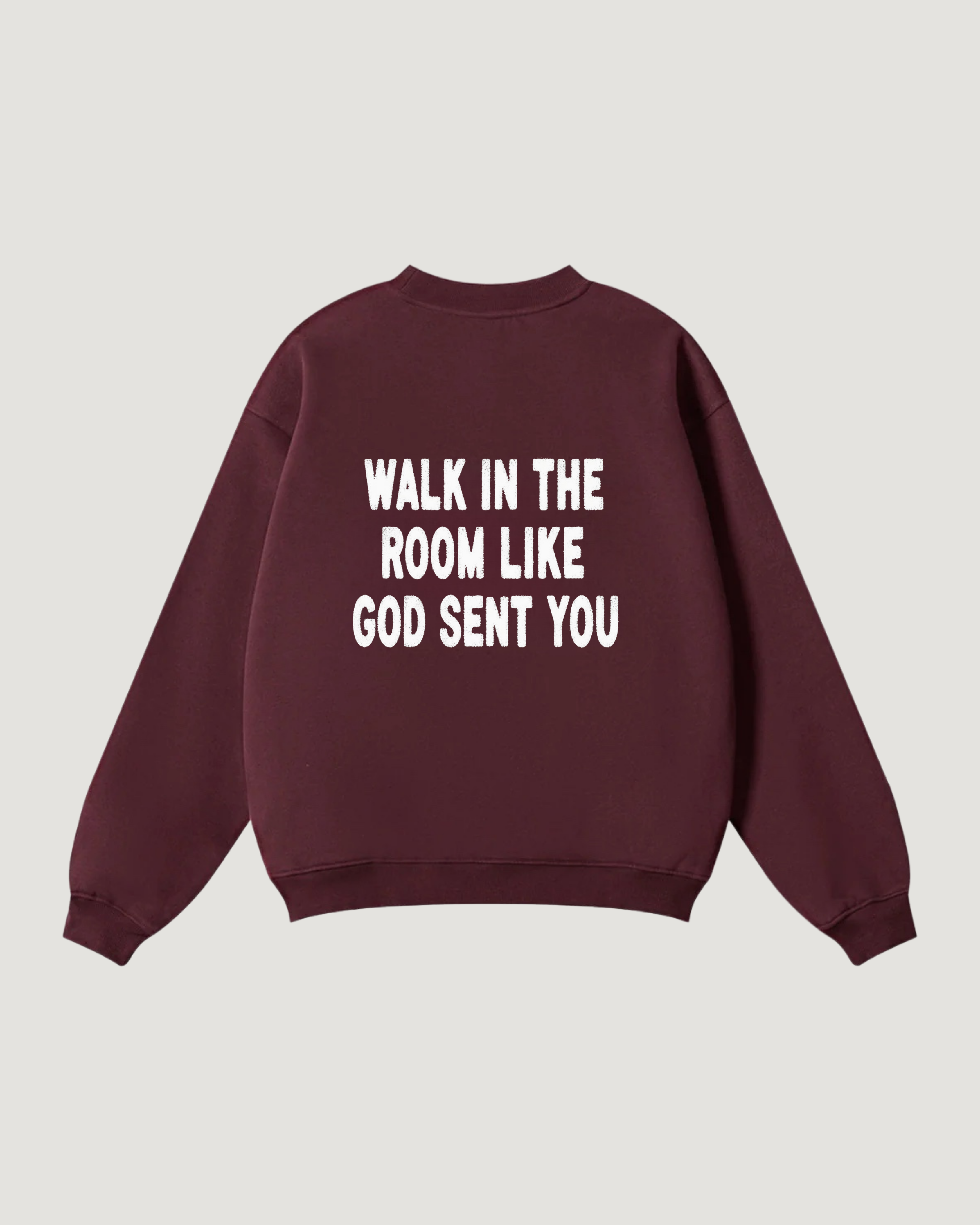 GOD SENT YOU SWEATSHIRT - COMMANDMENTS