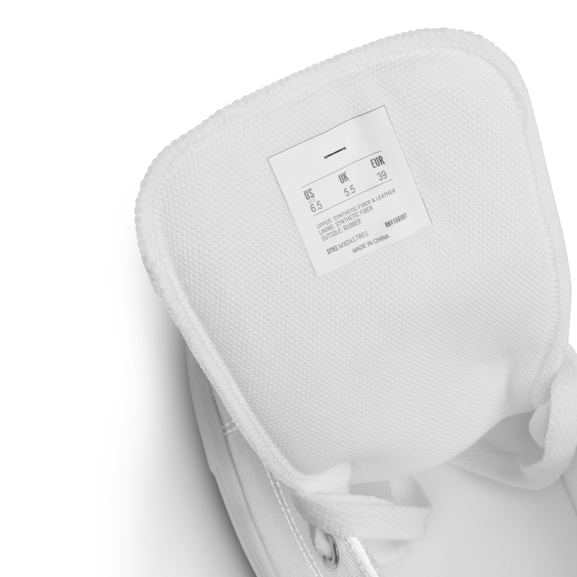 COMMANDMENTS CLEAN SNEAKERS