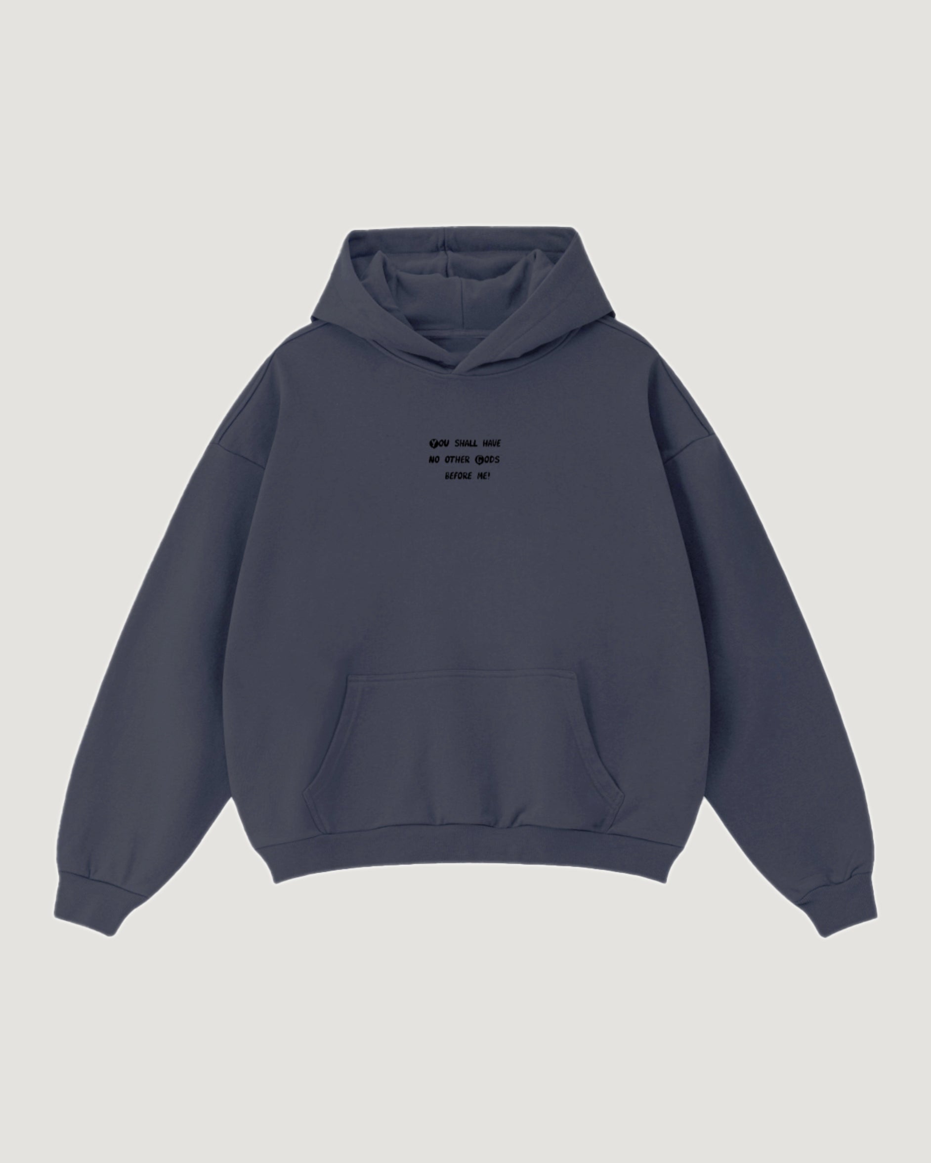 NO OTHER GODS HOODIE - COMMANDMENTS