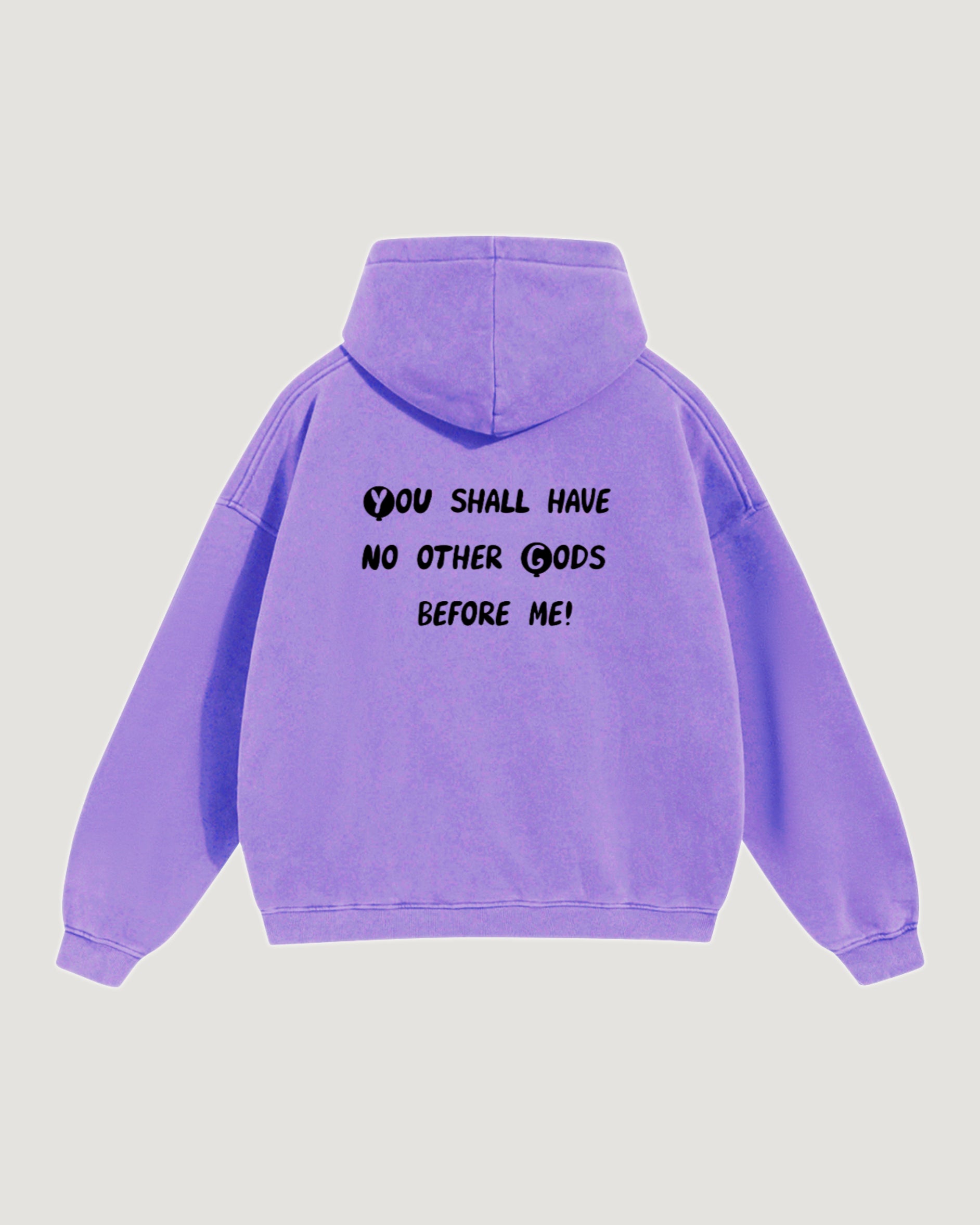 NO OTHER GODS HOODIE - COMMANDMENTS