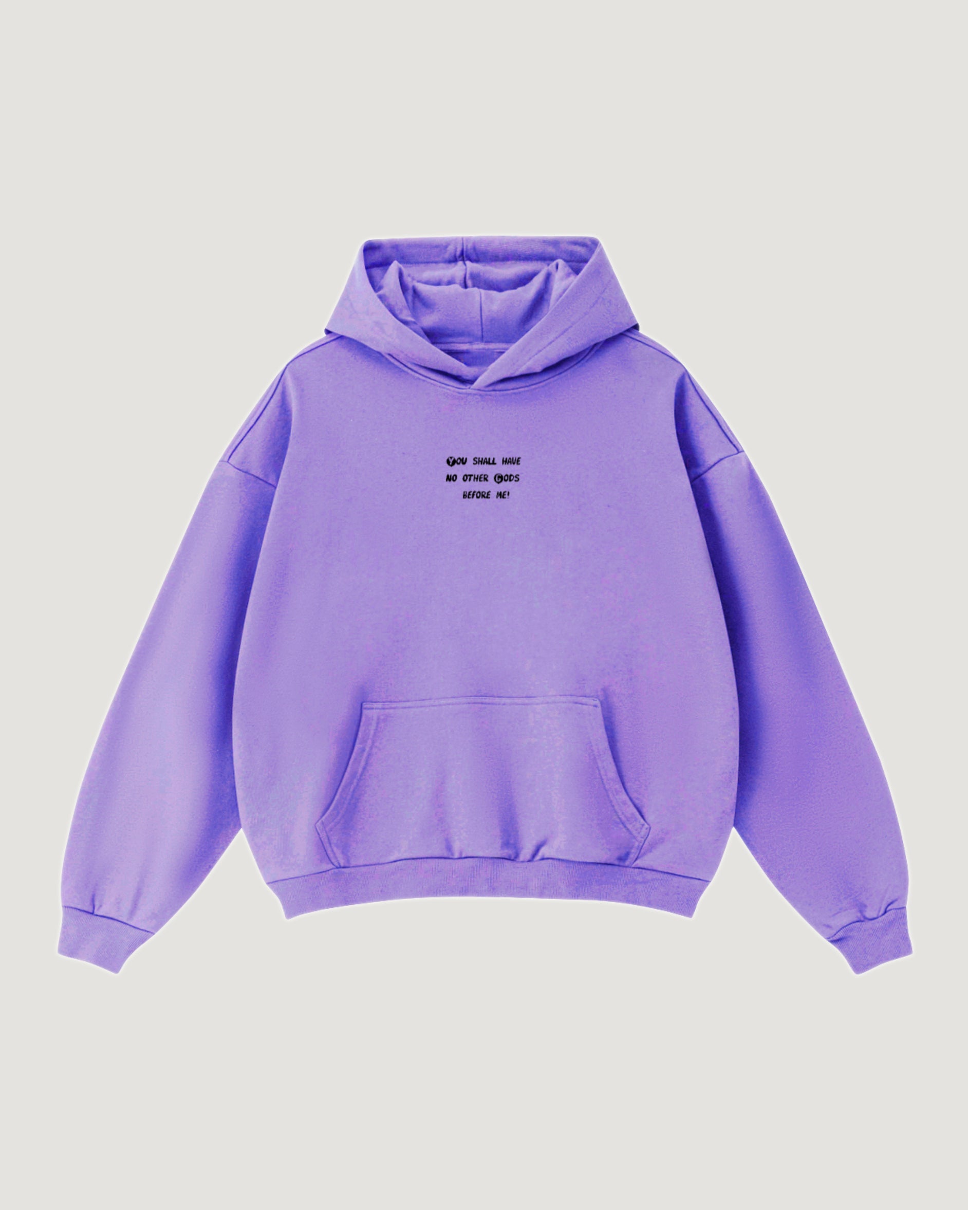 NO OTHER GODS HOODIE - COMMANDMENTS