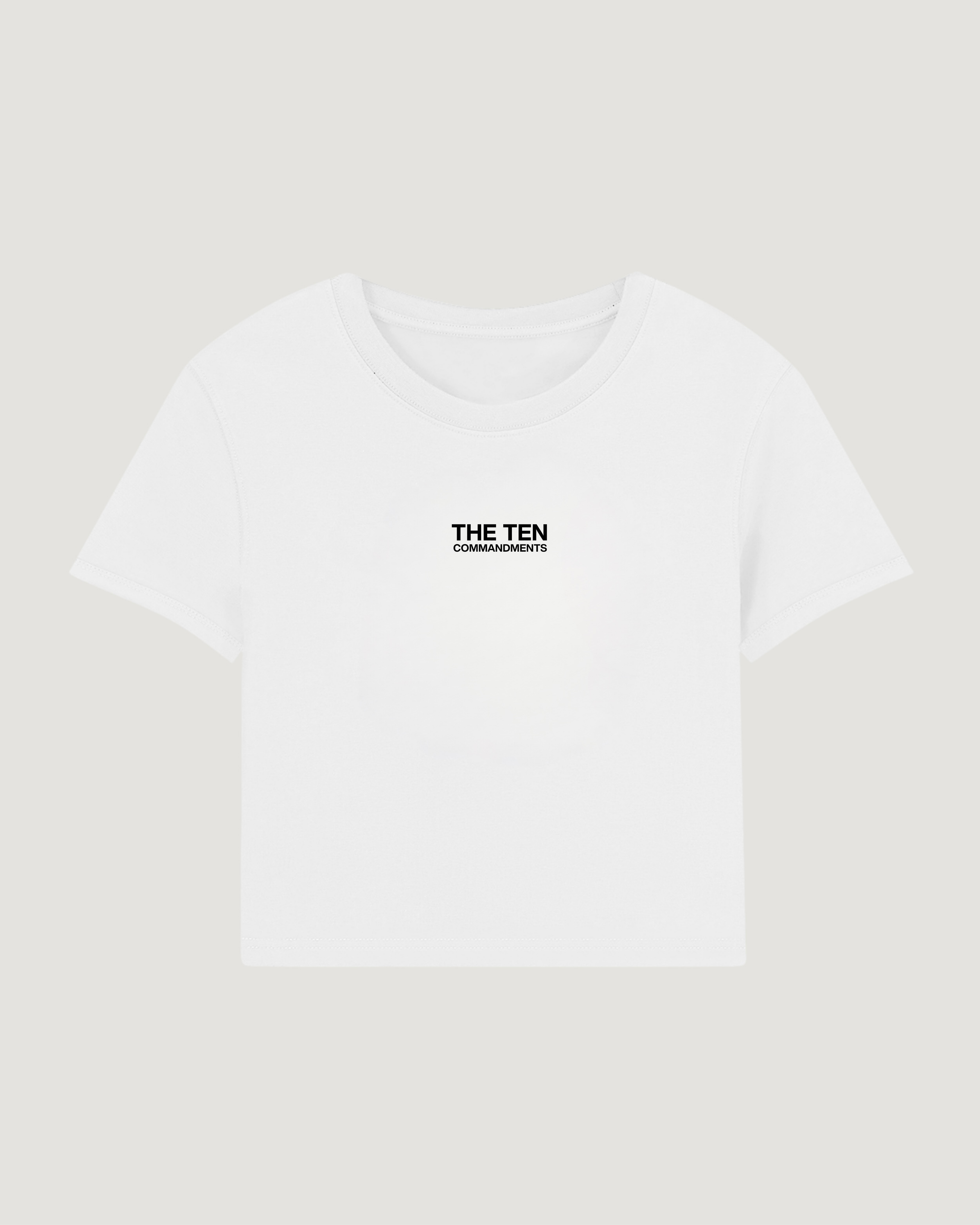 THE TEN CROP TOP - COMMANDMENTS