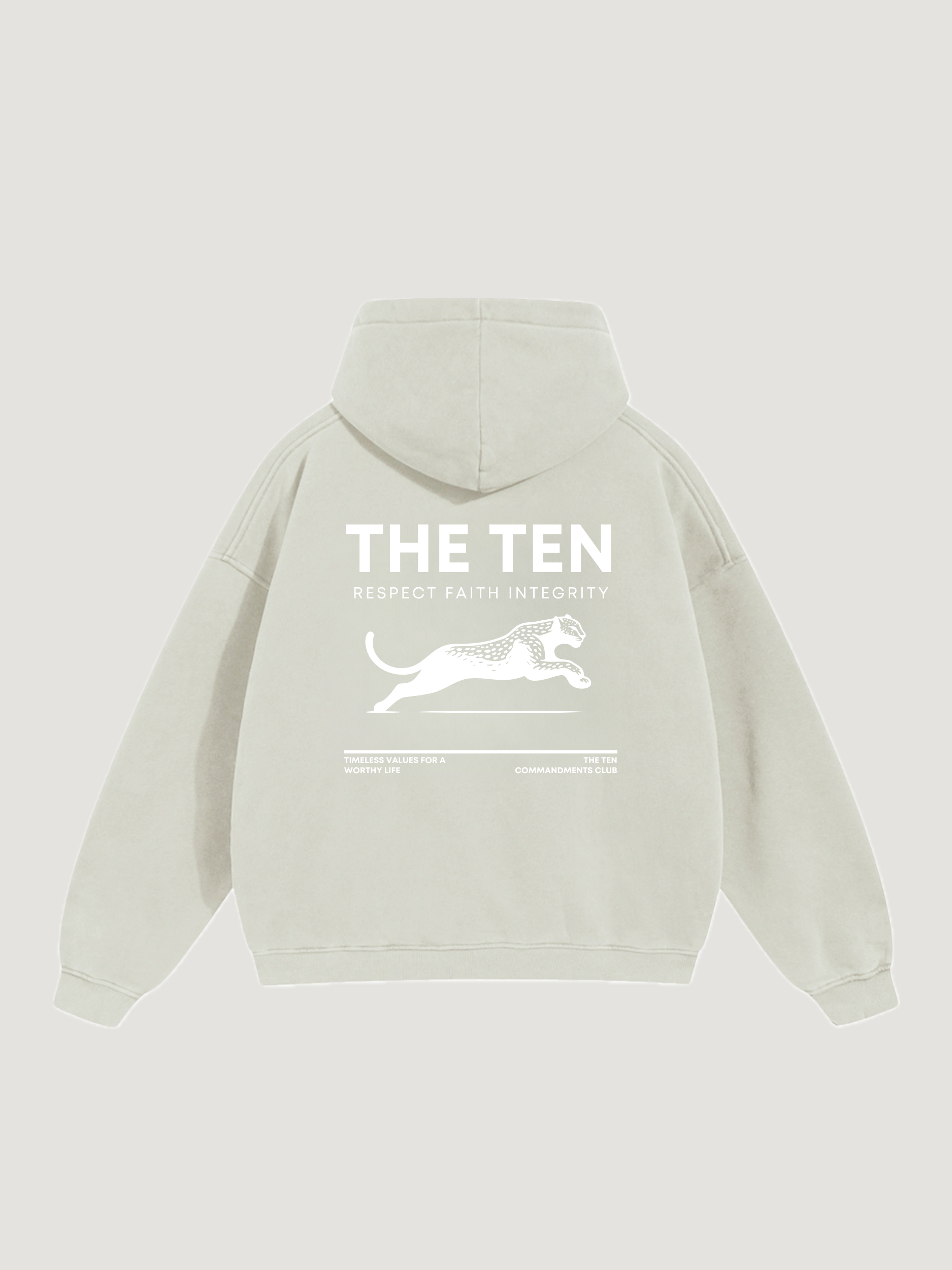 THE TEN LEOPARD HOODIE - COMMANDMENTS