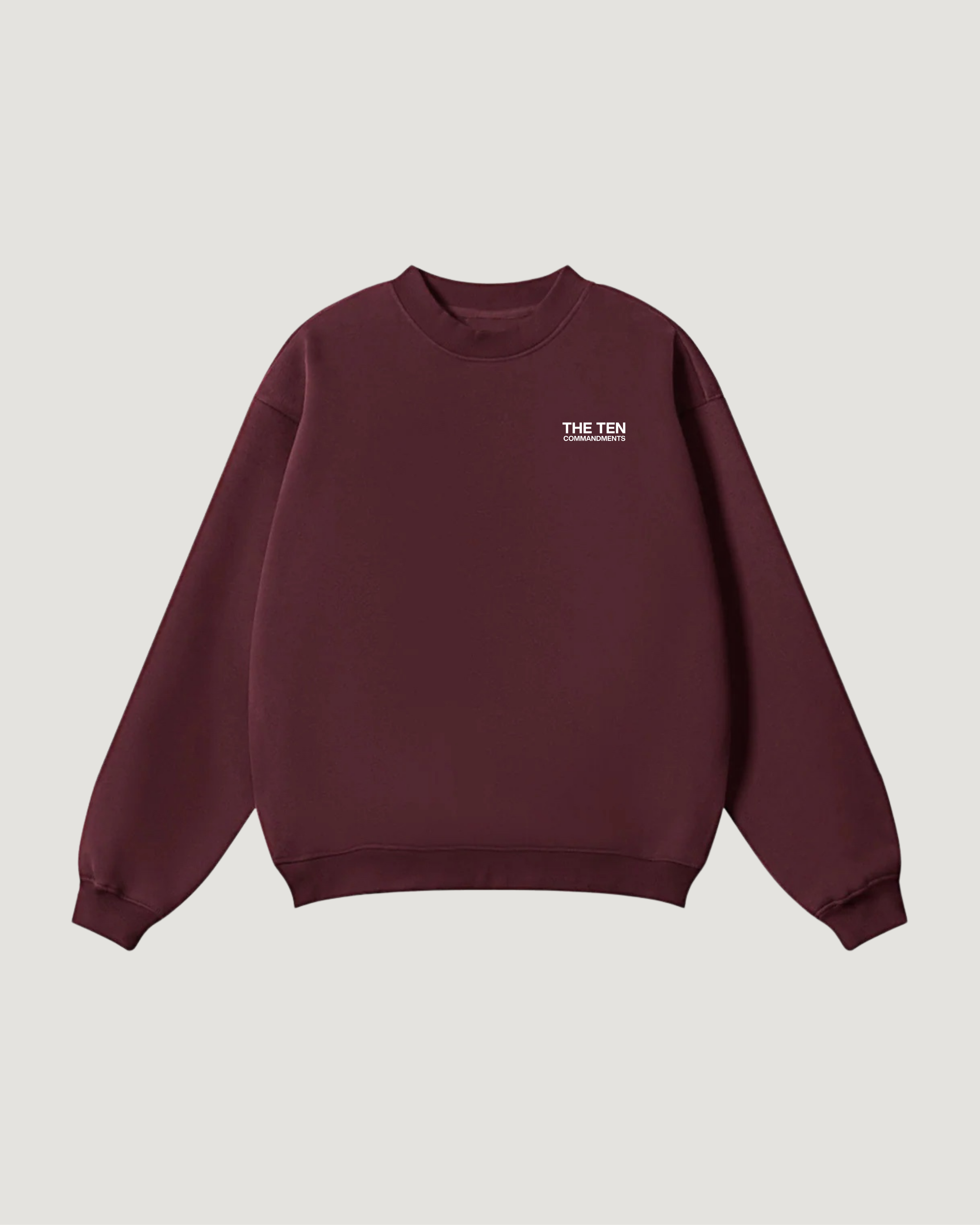 GOD SENT YOU SWEATSHIRT - COMMANDMENTS