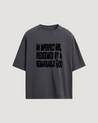 REDEEMED BY GOD OVERSIZED T-SHIRT - COMMANDMENTS