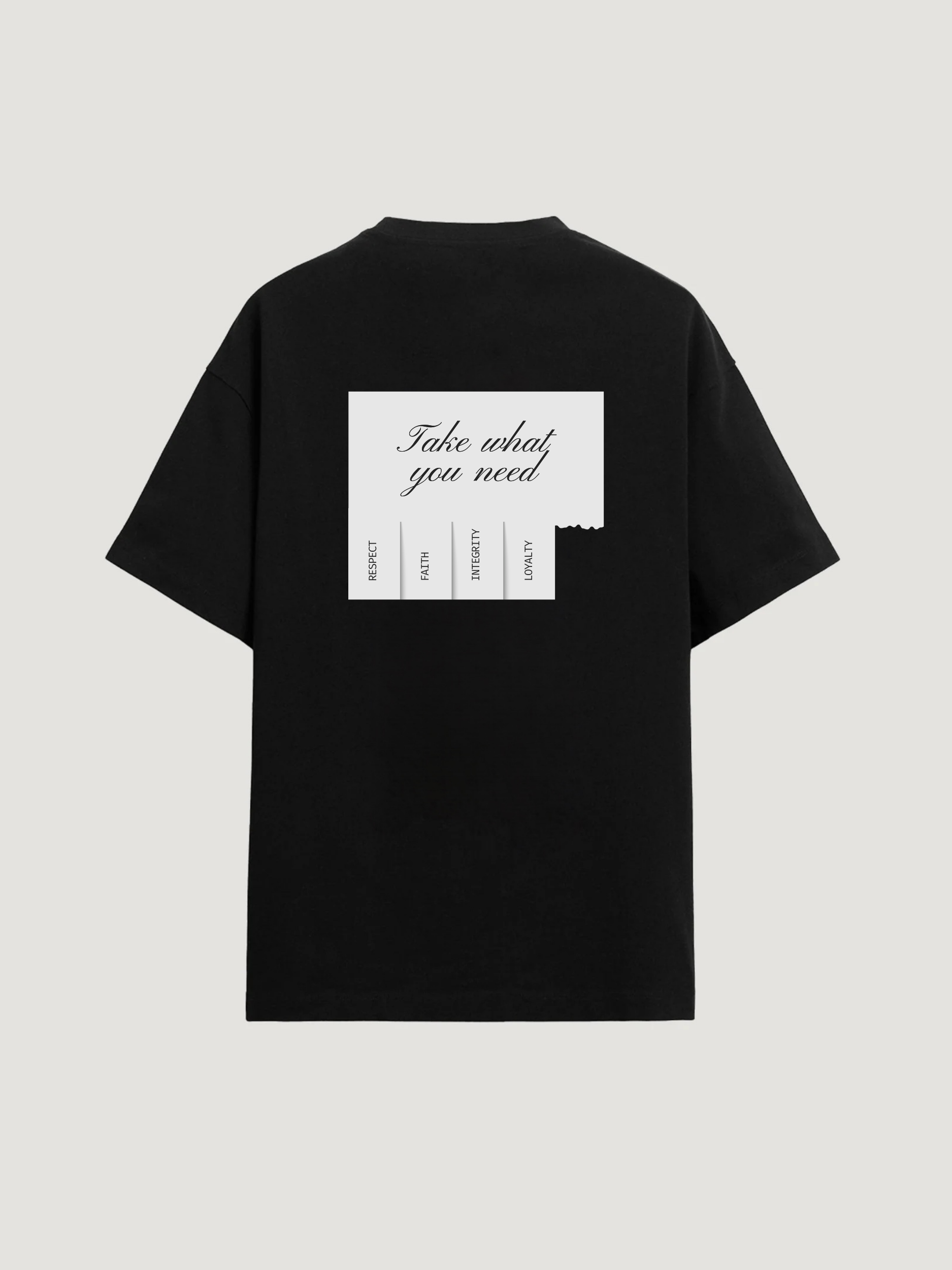 VALUES T-SHIRT - COMMANDMENTS