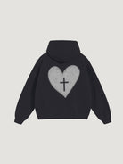 HEART X CROSS HOODIE - COMMANDMENTS