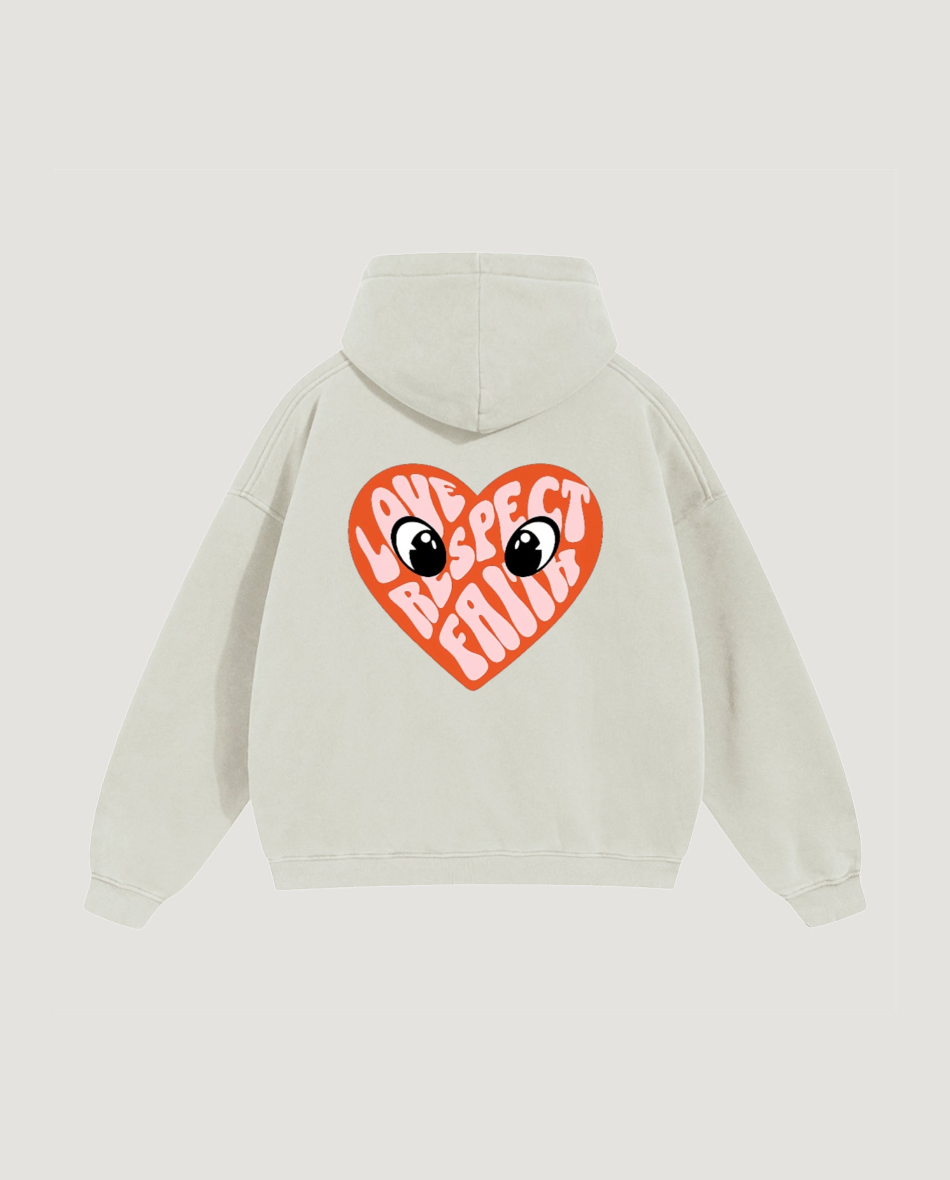 LOVE RESPECT HEART HOODIE - COMMANDMENTS