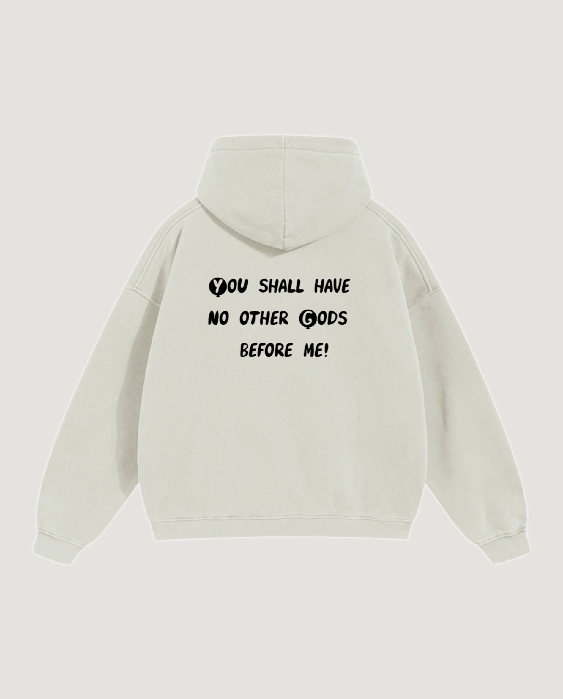 NO OTHER GODS HOODIE - COMMANDMENTS