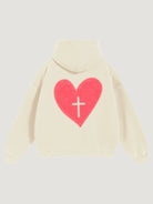 HEART X CROSS HOODIE - COMMANDMENTS