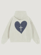 HEART X CROSS HOODIE - COMMANDMENTS