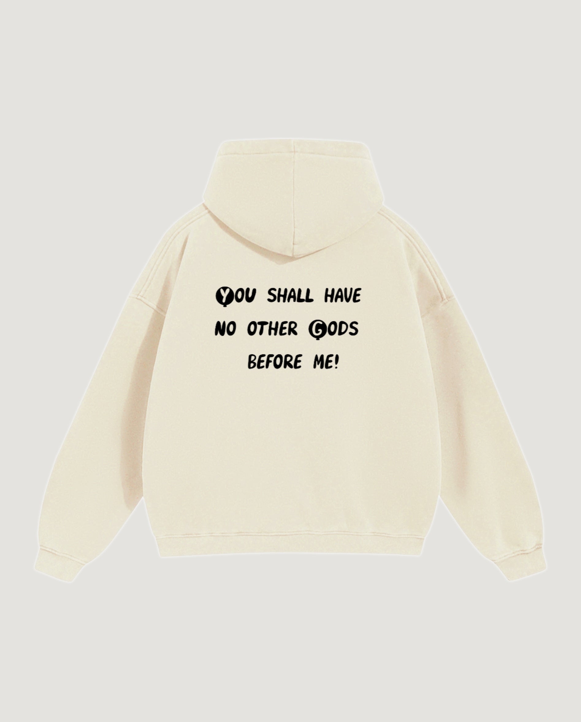 NO OTHER GODS HOODIE - COMMANDMENTS
